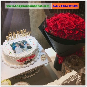 Combo Bánh Kem & Hoa Tươi - MM129
